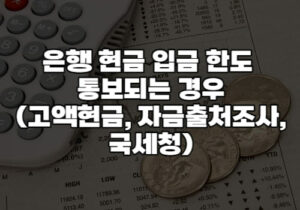 현금입금