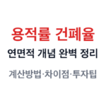 용적률 건폐율 연면적 썸네일
