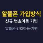 알뜰폰 가입방식 썸네일